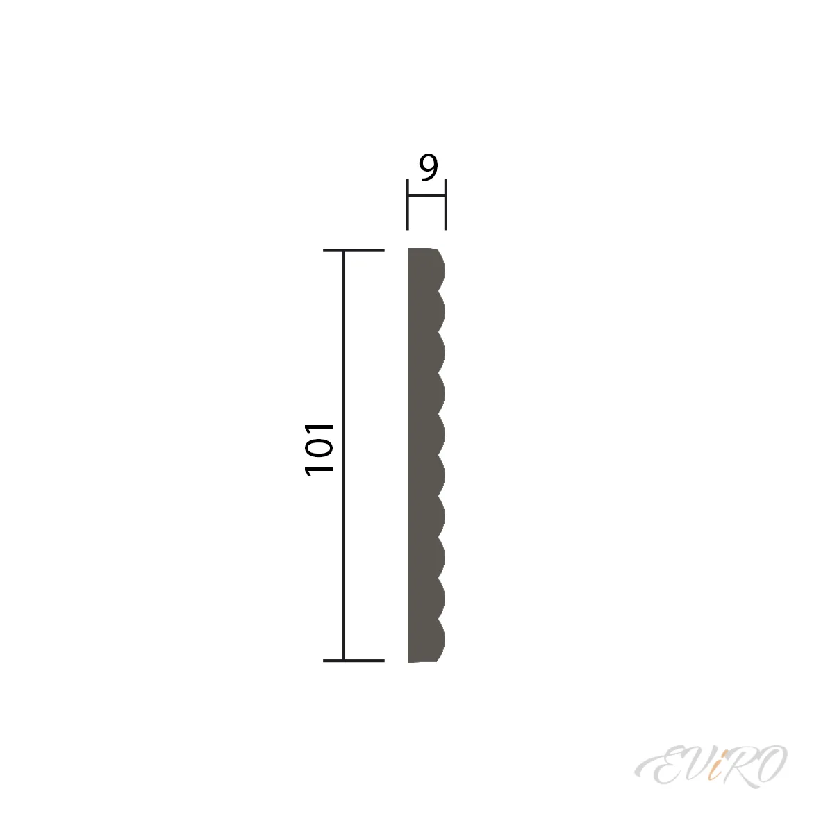 Молдинг EViRO Модель 1.51.374